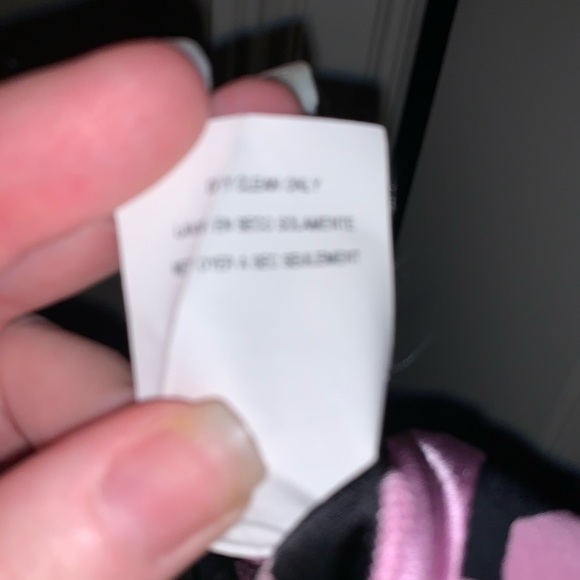 Bebe Asymmetrical Black Floral Dress M - Picture 14 of 14